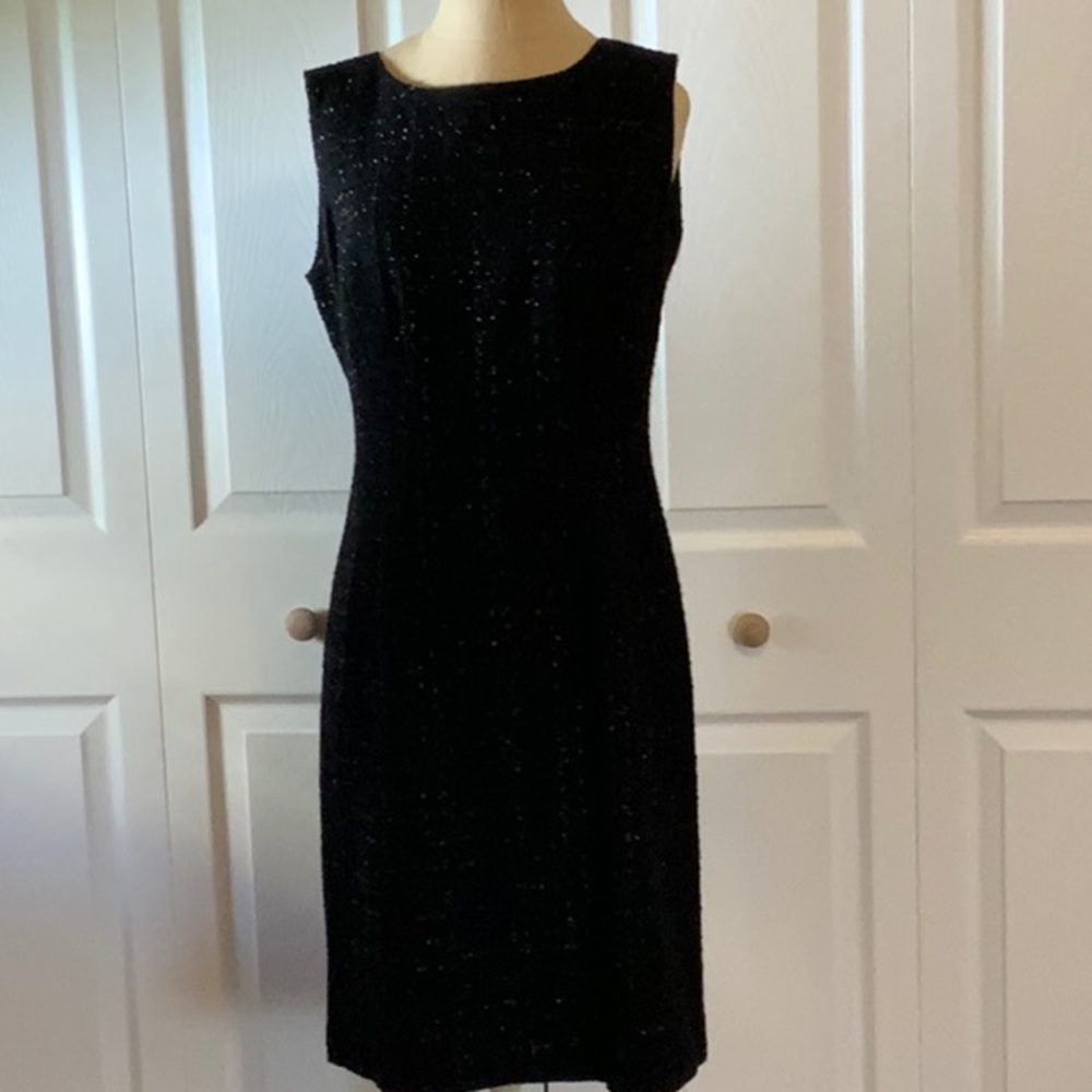 Lafayette 148 NY Elegant Black Sleeveless Dress